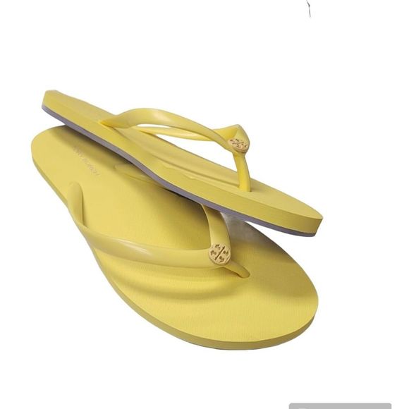 Tory Burch Chelsea Bright Yellow Women's Thin Flip Flop Sandals, size 10M, NWOT - Picture 2 of 9
